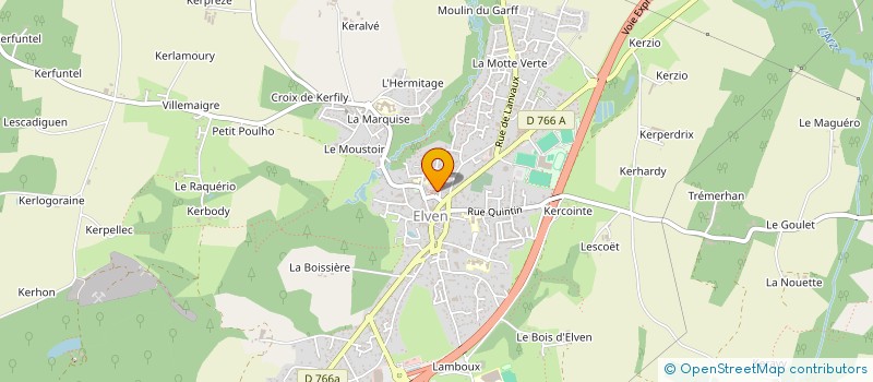 localisation de l'entreprise MADAME HELOISE PICHON à ELVEN