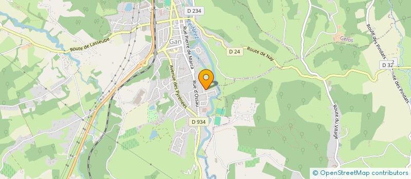 localisation de l'entreprise MADAME HELOISE PONCELET  GAN