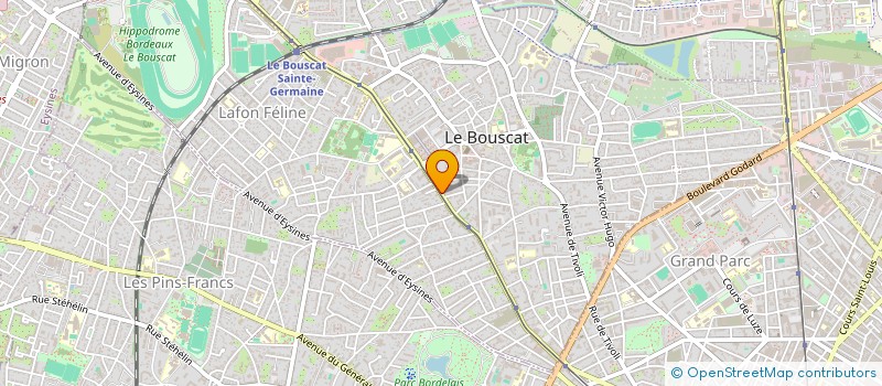 localisation de l'entreprise MADAME HELOISE QUANCARD  LE BOUSCAT