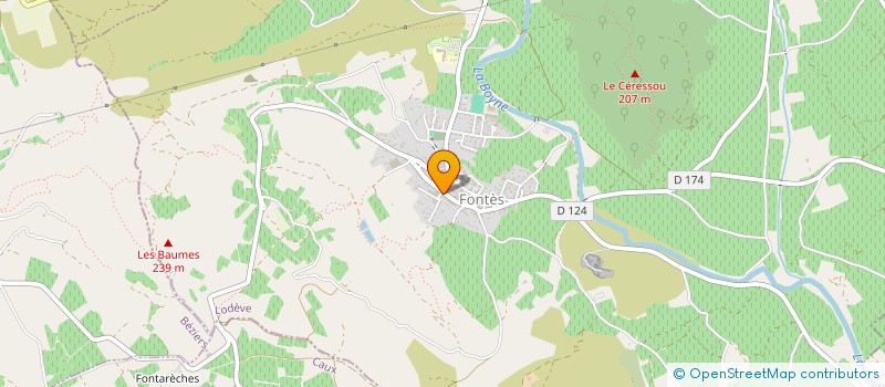 localisation de l'entreprise MADAME HELOISE QUELLEC  FONTES