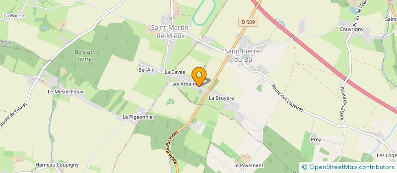 localisation de l'entreprise MADAME HELOISE RAULT  SAINT-PIERRE-DU-BU