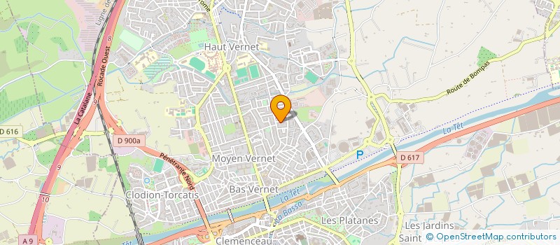 localisation de l'entreprise MADAME HELOISE ROBERT à PERPIGNAN