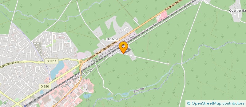 localisation de l'entreprise MADAME HELOISE ROLLIN  BIGANOS