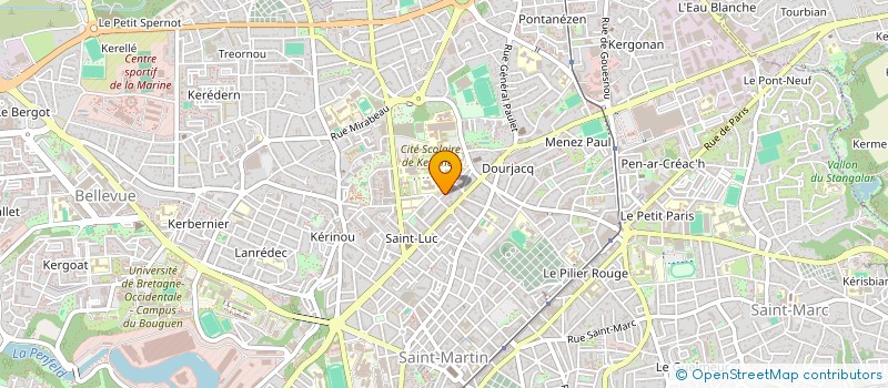 localisation de l'entreprise MADAME HELOISE ROUAULT à BREST