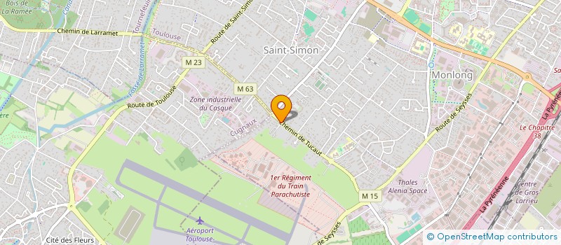 localisation de l'entreprise MADAME HELOISE ROUMEGOUX à TOULOUSE