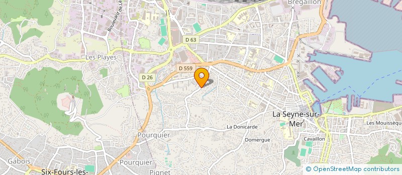 localisation de l'entreprise MADAME HELOISE SAMAT à LA SEYNE-SUR-MER