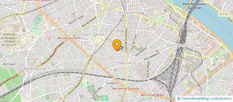 localisation de l'entreprise MADAME HELOISE SAVARY DE BEAUREGARD  BORDEAUX