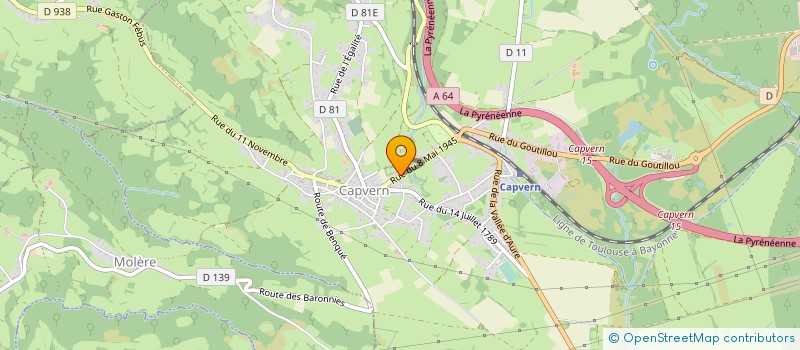 localisation de l'entreprise MADAME HELOISE SERRES  CAPVERN