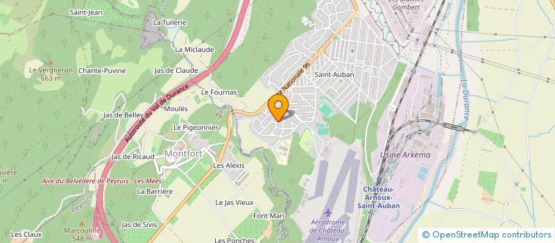 localisation de l'entreprise MADAME HELOISE TALLENT  CHATEAU-ARNOUX-SAINT-AUBAN