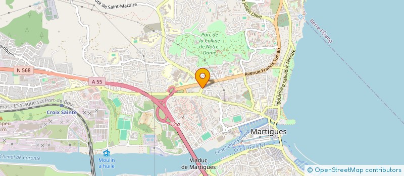 localisation de l'entreprise MADAME HELOISE THOMET à MARTIGUES