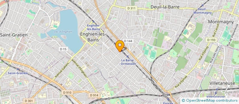 localisation de l'entreprise MADAME HELOISE TOUGARD  ENGHIEN-LES-BAINS