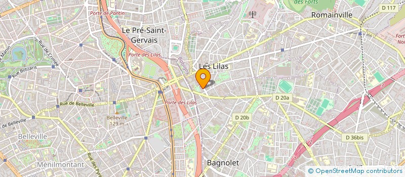 localisation de l'entreprise MADAME HELOISE TOURNERIE  LES LILAS