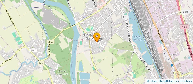 localisation de l'entreprise MADAME HELOISE VANDERELST GRUSON  GAGNAC-SUR-GARONNE