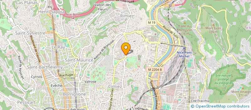localisation de l'entreprise MADAME HELOISE VASSEUR à NICE
