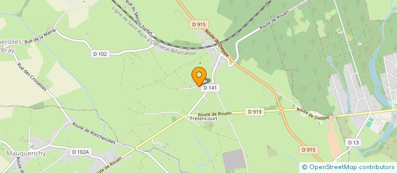 localisation de l'entreprise MADAME HELOISE VERHAEGHE  RONCHEROLLES-EN-BRAY