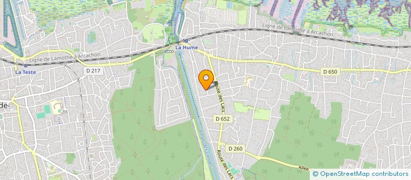 localisation de l'entreprise MADAME HELOISE VINET  GUJAN-MESTRAS