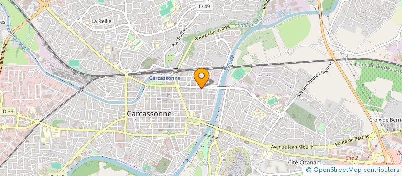 localisation de l'entreprise MADAME HELOISE ZEDE à CARCASSONNE