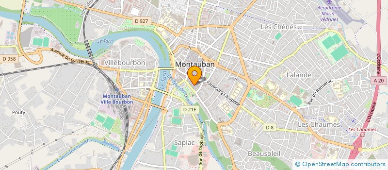 localisation de l'entreprise MADAME HELOISE ZINUTTI  MONTAUBAN