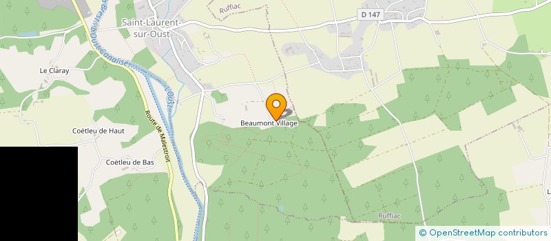 localisation de l'entreprise MADAME HELORY JAN  SAINT-LAURENT-SUR-OUST