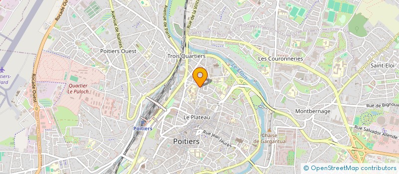 localisation de l'entreprise MADAME HELSA ALEXANDRE  POITIERS