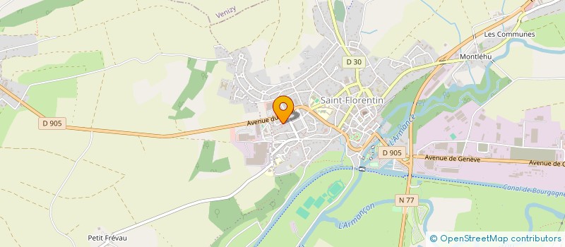 localisation de l'entreprise MADAME HELYSA PROCES  SAINT-FLORENTIN