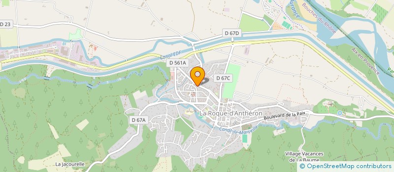 localisation de l'entreprise MADAME HEMAMA SAADI  LA ROQUE-D'ANTHERON