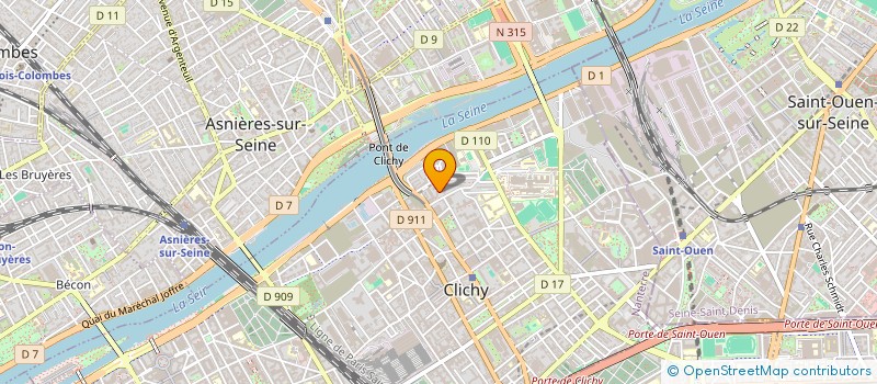 localisation de l'entreprise MADAME HEMLATA BHAGUBHAI PATEL à CLICHY