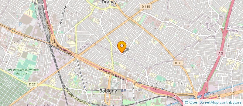 localisation de l'entreprise MADAME HENA ATTIG  DRANCY