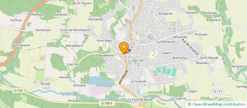 localisation de l'entreprise MADAME HEND CHAABANE  BAUD