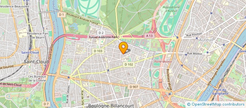 localisation de l'entreprise MADAME HEND JEBALI à BOULOGNE-BILLANCOURT