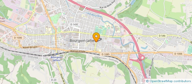 localisation de l'entreprise MADAME HEND MAHERSSI à BOURGOIN-JALLIEU