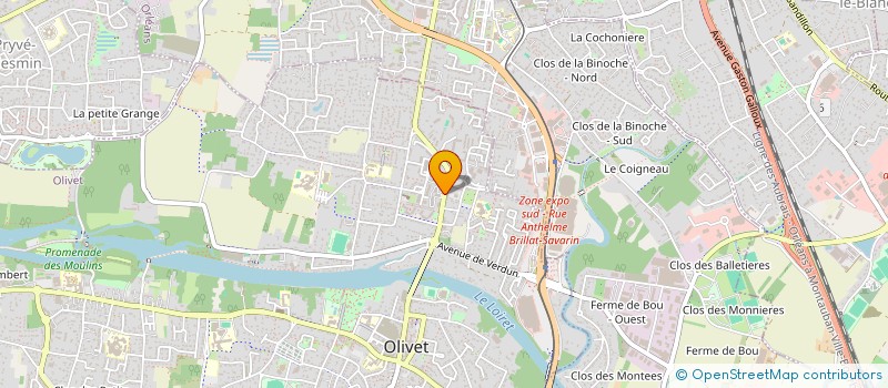 localisation de l'entreprise MADAME HEND MARRAKCHI à OLIVET
