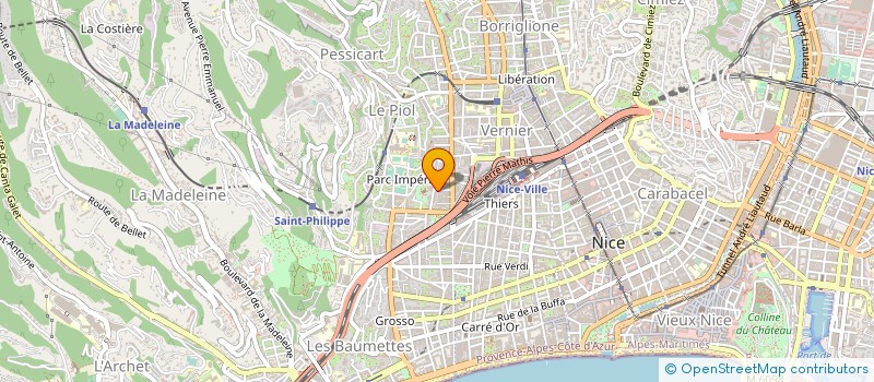 localisation de l'entreprise MADAME HEND MOKRANI à NICE