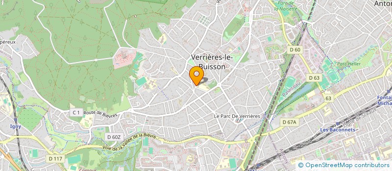 localisation de l'entreprise MADAME HENDA ALLAGUI  VERRIERES-LE-BUISSON