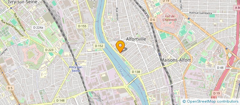 localisation de l'entreprise MADAME HENDA BAYOUD à ALFORTVILLE