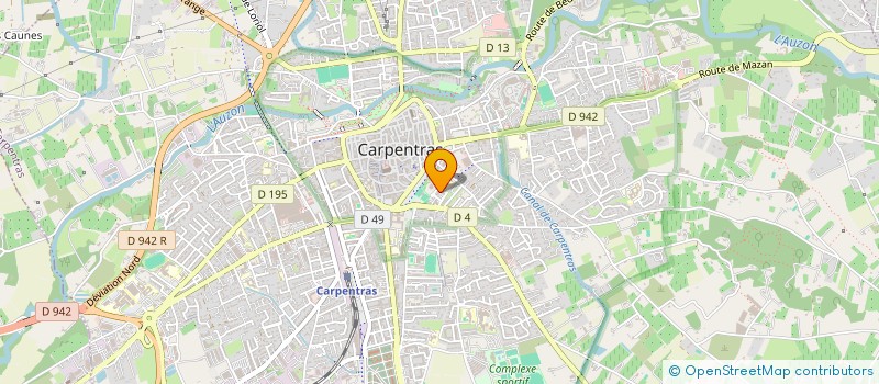 localisation de l'entreprise MADAME HENDA BELHIBA  CARPENTRAS