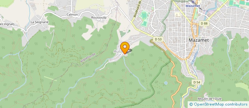 localisation de l'entreprise MADAME HENDRIKA JONKER  AUSSILLON