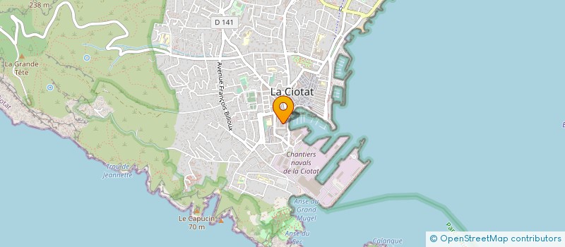 localisation de l'entreprise MADAME HENDRIKA LIGTENBERG à LA CIOTAT