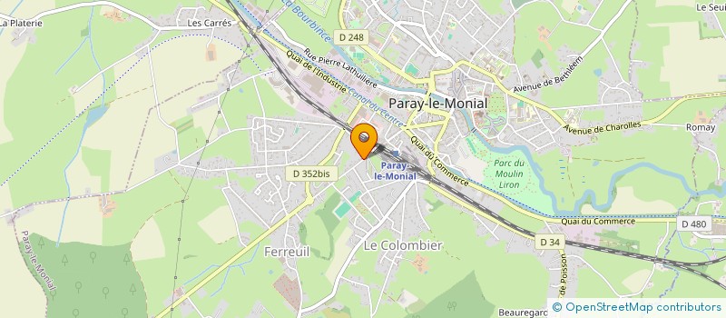 localisation de l'entreprise MADAME HENEDI BOULAABI à PARAY-LE-MONIAL