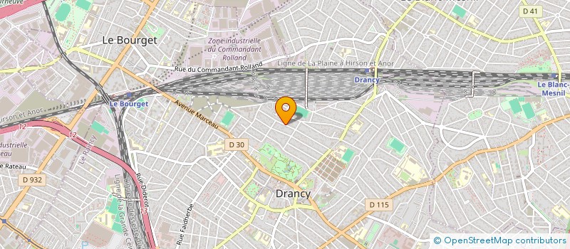 localisation de l'entreprise MADAME HENIA AGUENANA  DRANCY