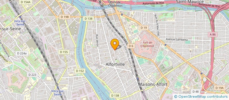 localisation de l'entreprise MADAME HENIA BOUMEZIOUT à ALFORTVILLE