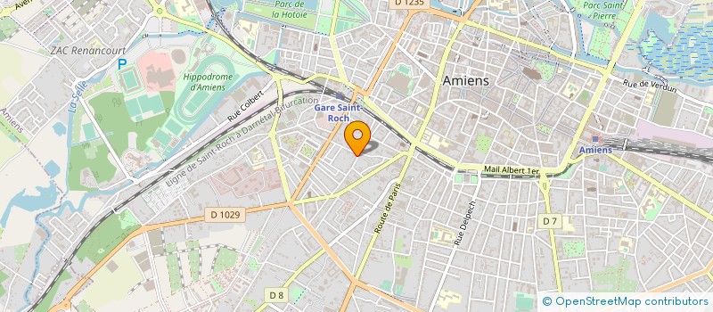 localisation de l'entreprise MADAME HENICHA AMEUR à AMIENS