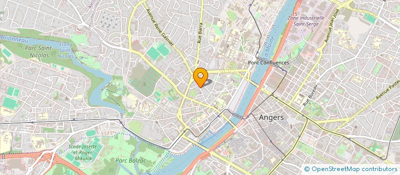 localisation de l'entreprise MADAME HENINTSOA FARAMAMY RATOVOMANANA à ANGERS
