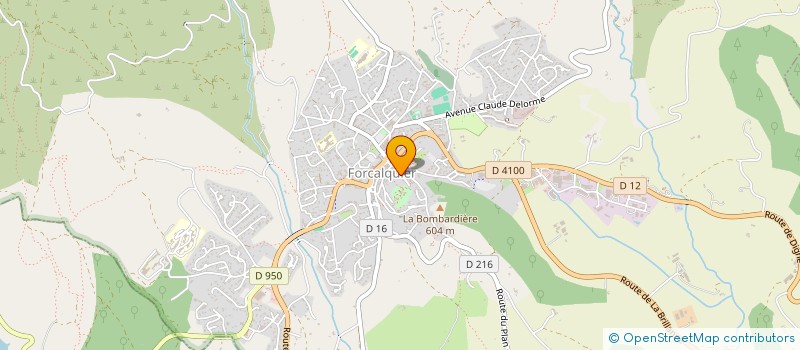 localisation de l'entreprise MADAME HENNY HUCKE  FORCALQUIER