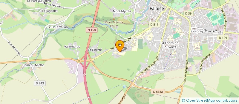 localisation de l'entreprise MADAME HENR VAN RIEMSDIJK à FALAISE