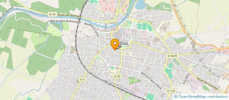 localisation de l'entreprise MADAME HENRI DE BEAUFORT  DAX