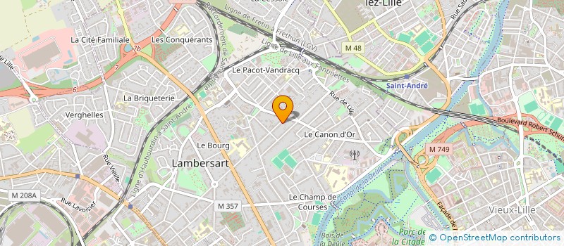 localisation de l'entreprise MADAME HENRI MULLIER à LAMBERSART