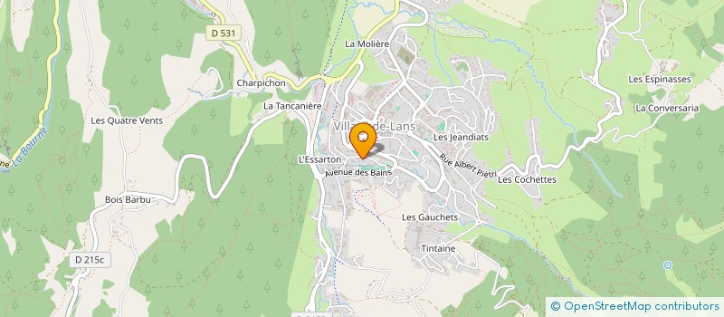 localisation de l'entreprise MADAME HENRI MURAILLE à VILLARD-DE-LANS