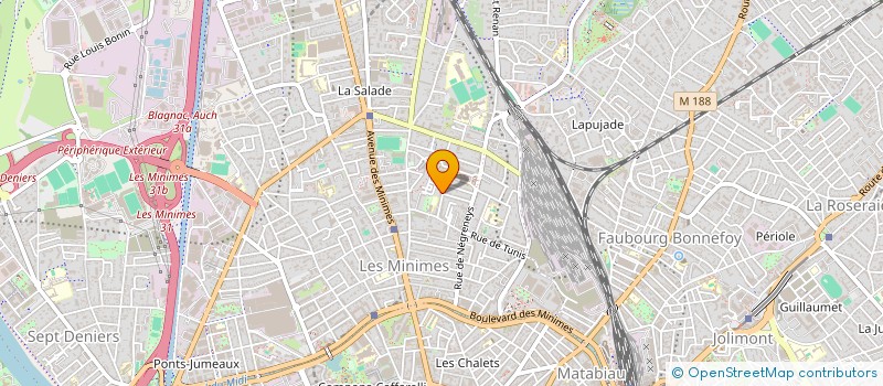 localisation de l'entreprise MADAME HENRI PERROT à TOULOUSE
