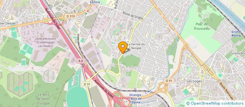 localisation de l'entreprise MADAME HENRIANNE ROUSSELLE  RIS-ORANGIS